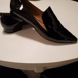 Black patent classy loafer